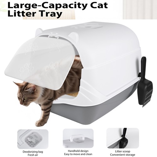 Extra large open cat litter - large,