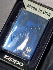 Zippo Peace Acoustic Blue