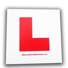 Single Rigid L-Plate for Gilera Rally 125 87-90