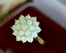 2 Ct Round Cut Simulated Fire