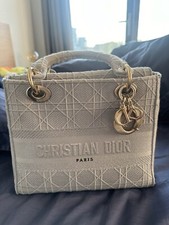 Dior Grey D Lite Lady Bag Medium