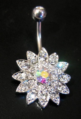 Titanium bar flower - titanium,
