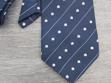 Early Vintage Rolls Royce Motors Luxury Car Maker Front Grill Motif Tie