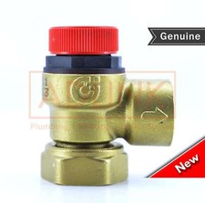KINGSPAN FLOMAST CYLINDER 6 BAR PRESSURE RELIEF VALVE WITH LOOSE NUT CONNECTION 