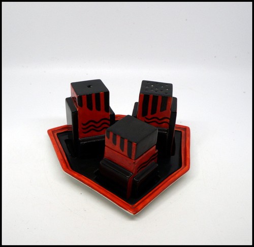 Art deco carlton ware cubist - art,