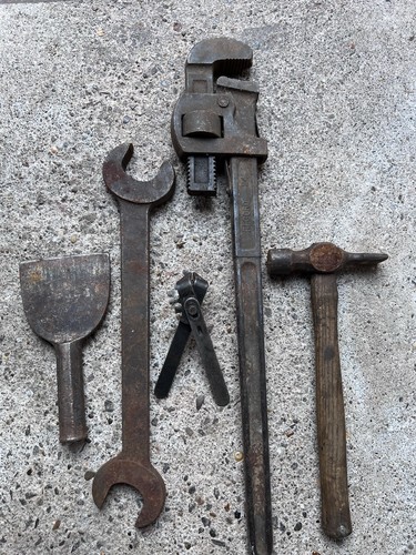 Vintage record pipe wrench - vintage,