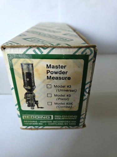 Redding master powder measure - redding,