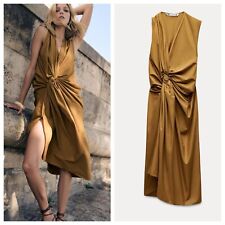 Zara Mustard Yellow Poplin