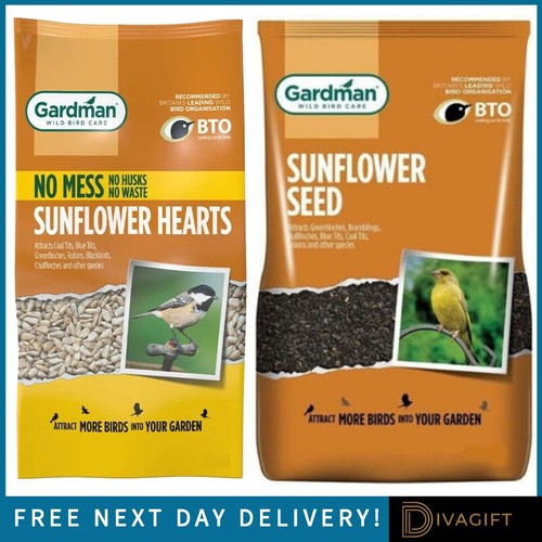 Gardman sunflower hearts seeds - sunflower,