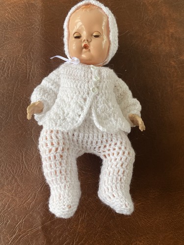 Baby doll hand crochet outfit - baby,