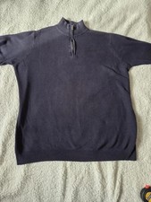 F&F Grey Oversized Zip Neck