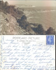The Two Bays Swanage Judges Ltd 1950 postmark Landscapes Seascape