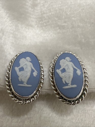 Vtg wedgwood blue jasperware - vtg,