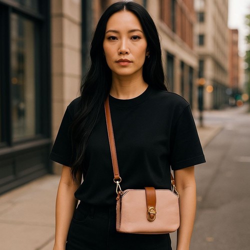 Valentina leather crossbody - leather,