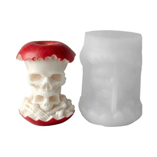 Skull apples silicone mould - skull,