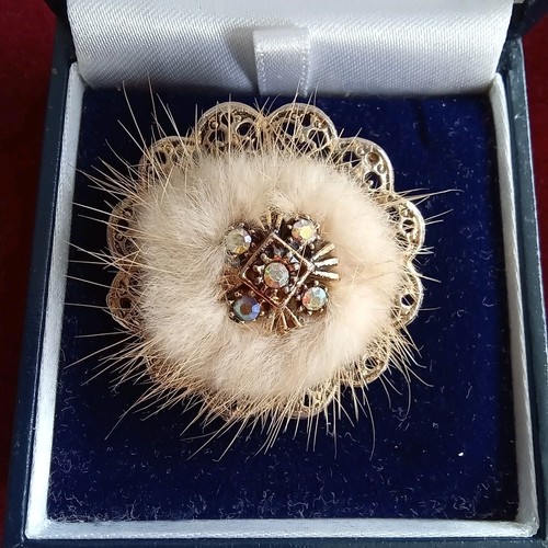 Vintage 50s mink white fur - vintage,
