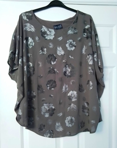 Saloos ladies brown floral