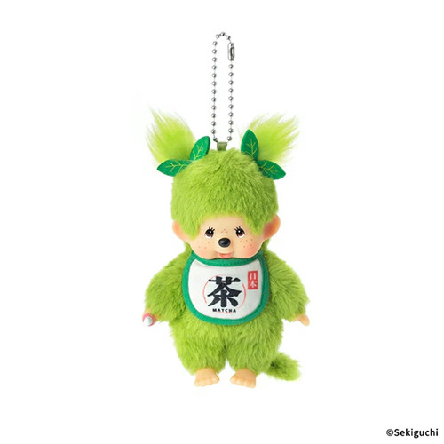 Matcha monchhichi keychain - matcha,