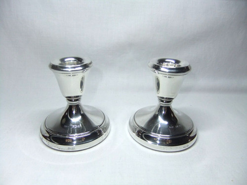 Pair solid sterling 925 - sterling, silver