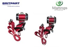Britpart 110 Double cab Rear Seat Belts Red seat belts Fits -Defender 110 dc 07-