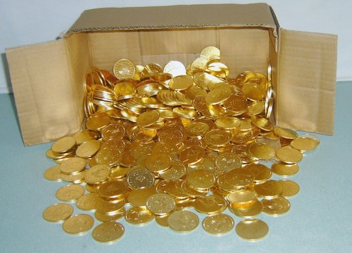 Golden dollar size - dollar, slot