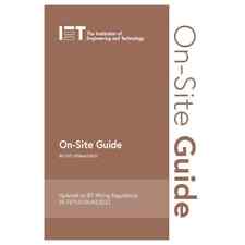 IET On-Site Guide BS7671:2018+A2:2022 by IET - 9781839532276