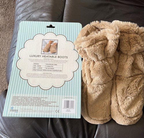 Microwaveable slipper boots - slipper,