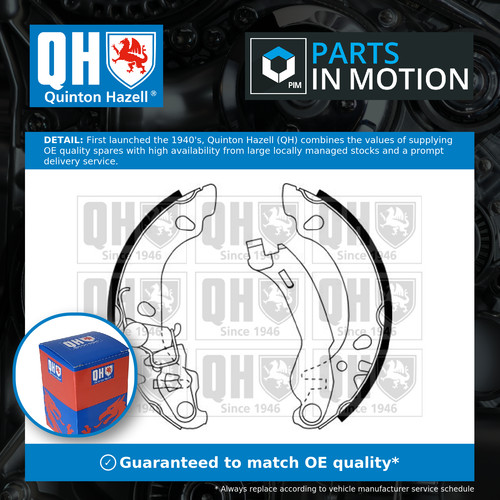 Brake shoes set fits - shoes, ford