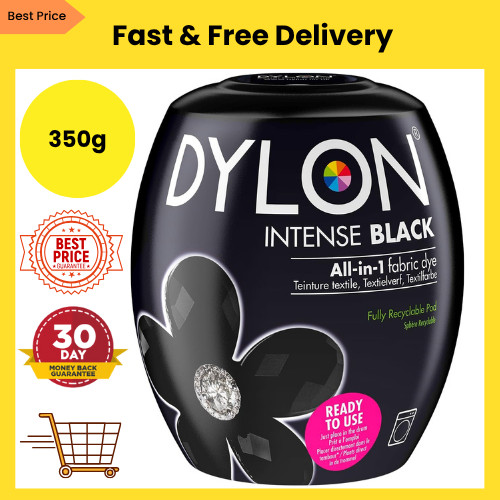 350g intense black - black, dylon