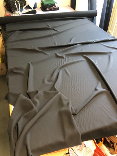 Black summerweight soft drape - summerweight,