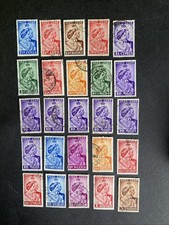 GVI 1948 Silver Wedding Low Values From 25 Commonwealth Territories Fine Used.