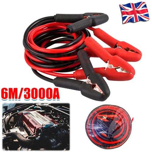 Heavy duty jump leads - 6+6m,