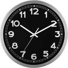 Aluminium Wall Clock Quiet