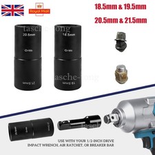 Double Sided For Ford Wheel Nut Cap Removal Impact Socket Tool 18.5mm to 21.5mm