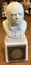 Winston Churchill Commemorative Bust Crown Sir 1874-1965 White
