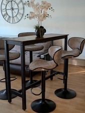 Breakfast Bar Table with 4