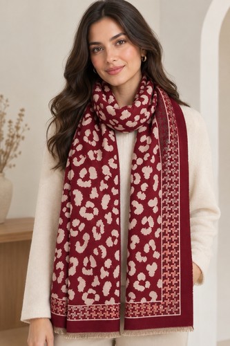 Luxury cashmere feel leopard - cashmere,