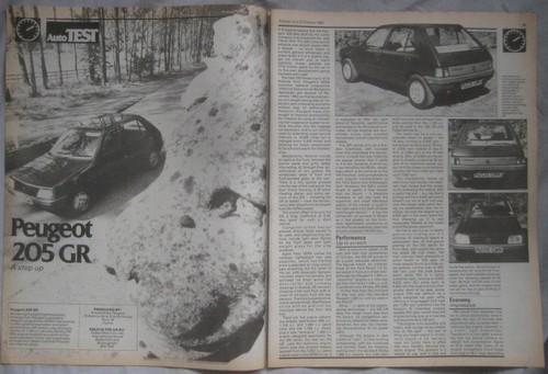 1983 peugeot 205 - peugeot, gr