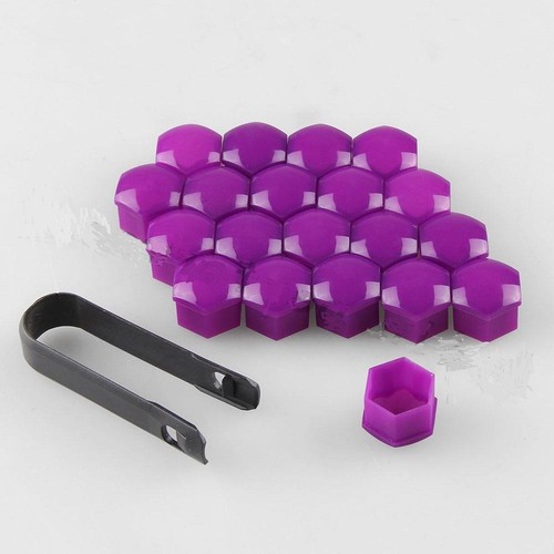 17mm purple wheel - nut, covers