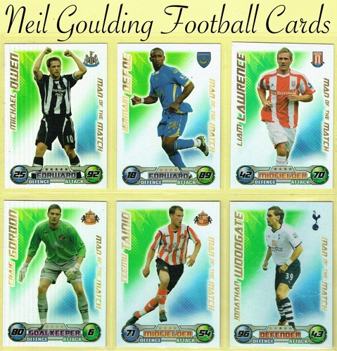 Topps match attax - match, 2008-09