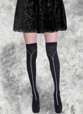 New 2 Pairs Gothic Skull Zip