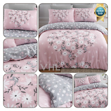 Floral Heart Printed Duvet Set