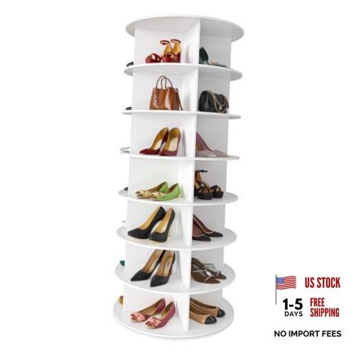 White tier rotating shoe - 7,