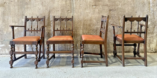 Set four vintage ercol - set,