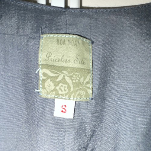 Noa vintage grey - grey, silk
