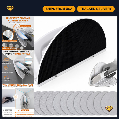 Drywall corner sander tool - drywall,