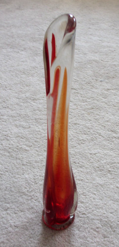 Small slender ruby - small, vase