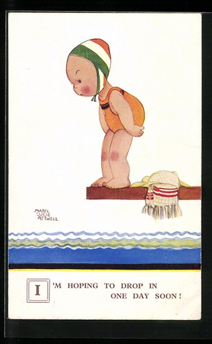 Artist postcard mabel lucie - artist,