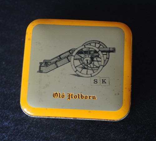Old holburn tobacco tin - old,