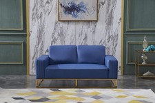 Couch faux leather sofa - faux,